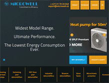 Tablet Screenshot of microwell.eu